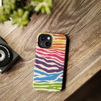 Rainbow Zebra Phone Case