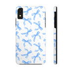 Lacey Baby Blue Ribbons Phone Case (Apple & Android)