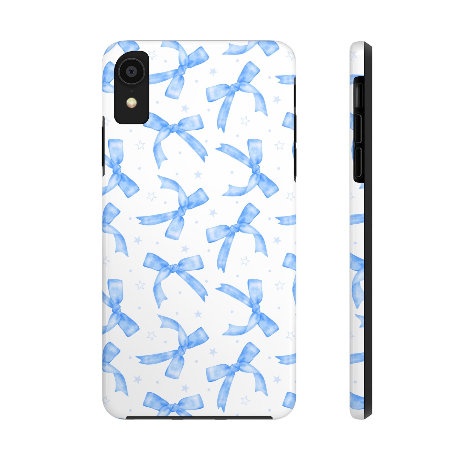 Lacey Baby Blue Ribbons Phone Case (Apple & Android)