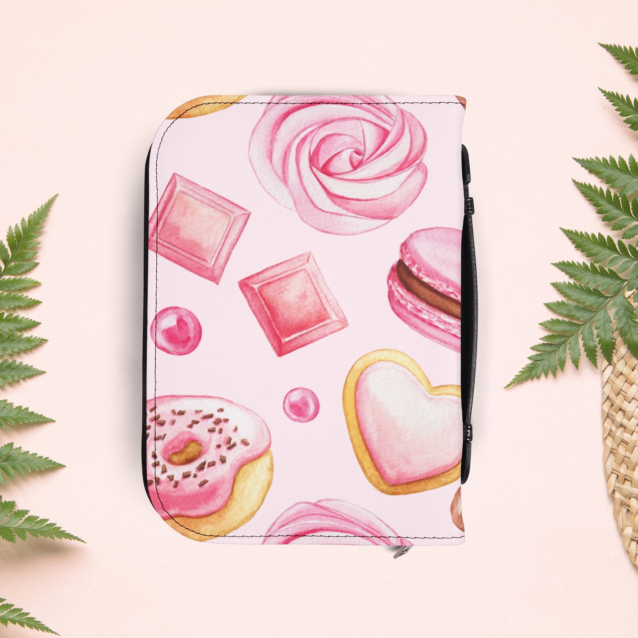 Pink Macaron Sweets Book Cover