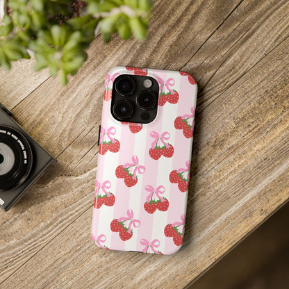 Strawberry Cherries Phone Case