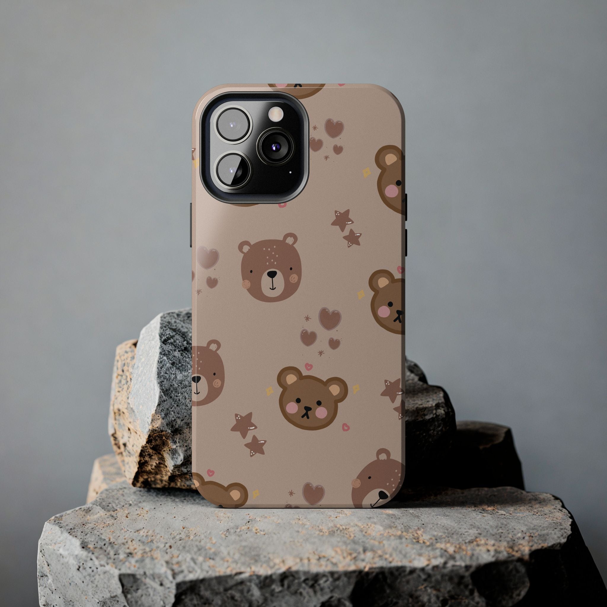 Boho Brown Bear Phone Case (Apple & Android)