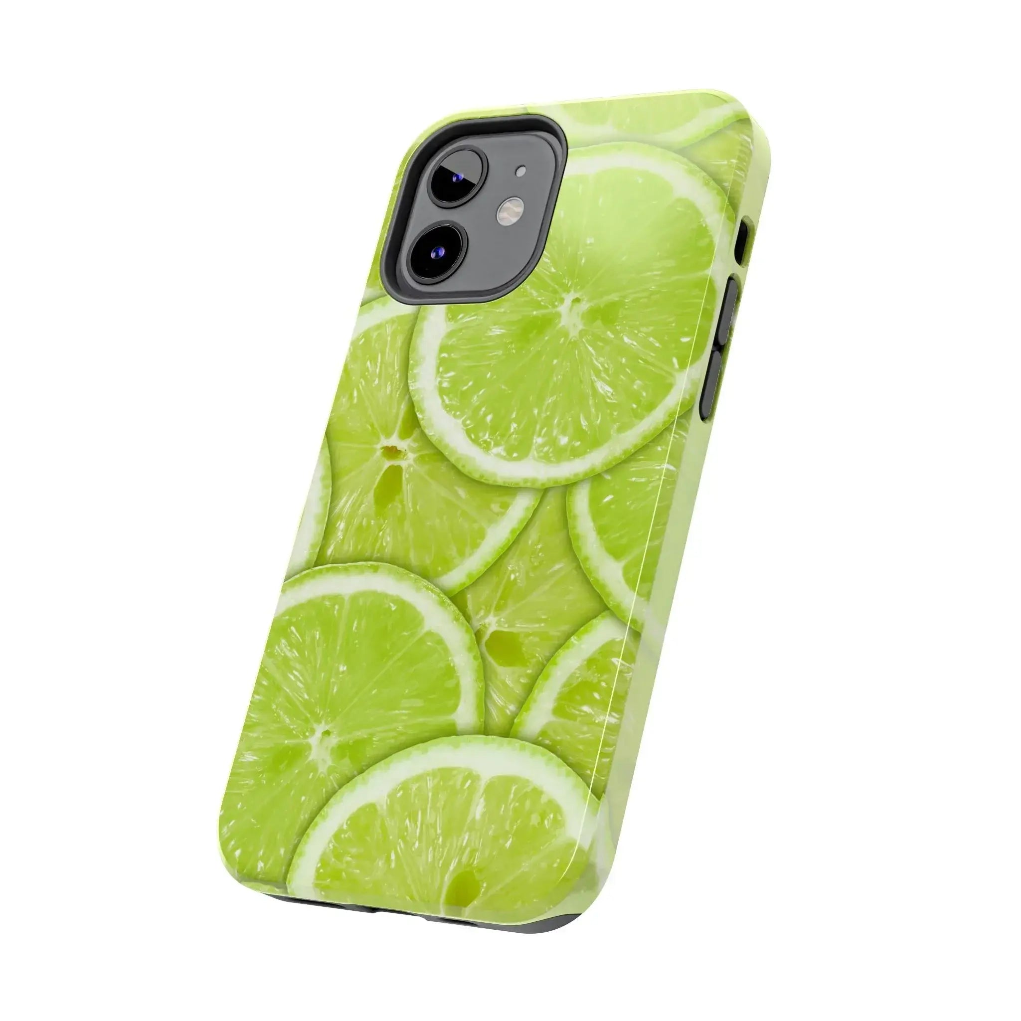 Green Citrus Lime Phone Case (Apple & Android) - Pink Sweetheart