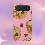 Chocolate Chip Cookies Phone Case (Apple & Android) - Pink Sweetheart
