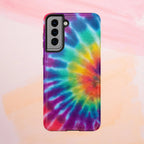 Groovy Tie Dye Phone Case (Apple & Android) - Pink Sweetheart