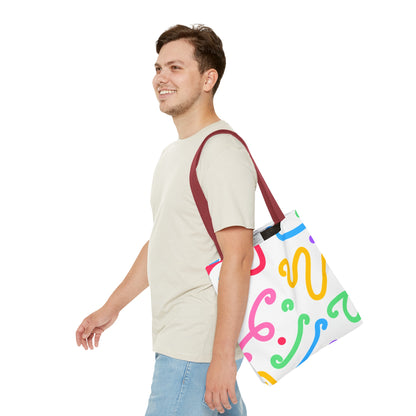 Colorful Doodles Tote Bag