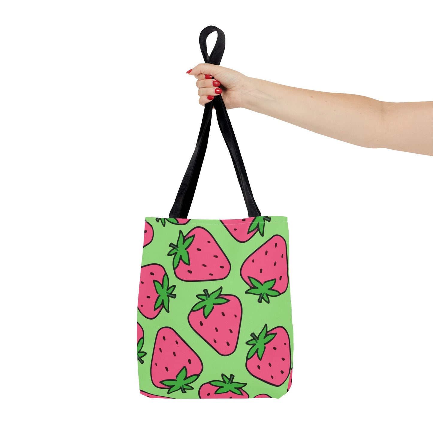 Cartoon Strawberries Tote Bag