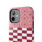 Geometric Kimono Tough Phone Case (Apple & Android) - Pink Sweetheart