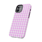 Pink Gingham Phone Case (Apple & Android) - Pink Sweetheart