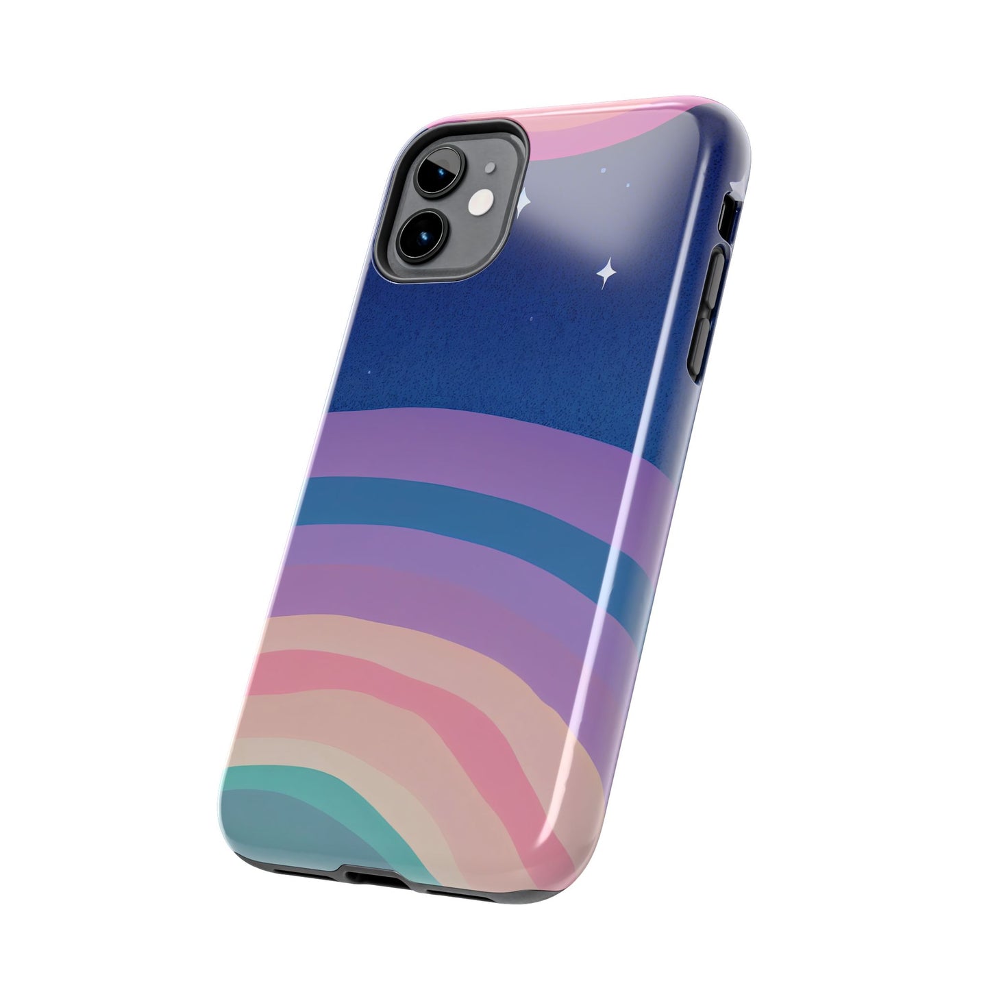 Midnight Rainbows Phone Case