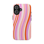 Wave Nostalgia Phone Case (Apple & Android) - Pink Sweetheart