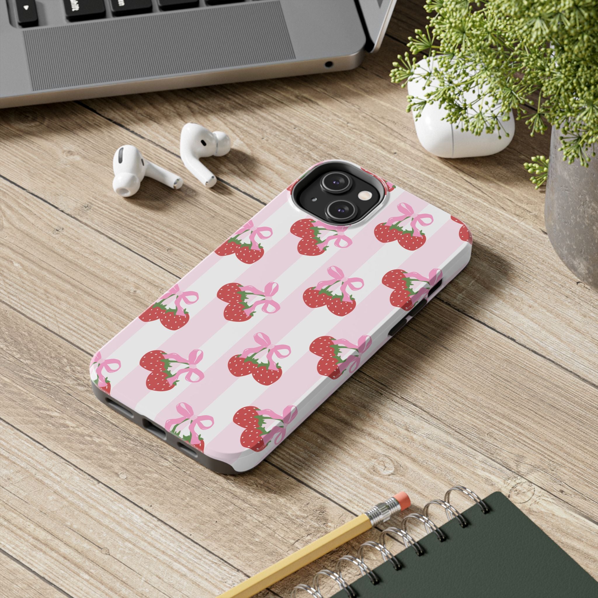 Strawberry Cherries Phone Case (Apple & Android)