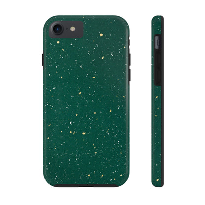 Emerald Gold Flecked Phone Case