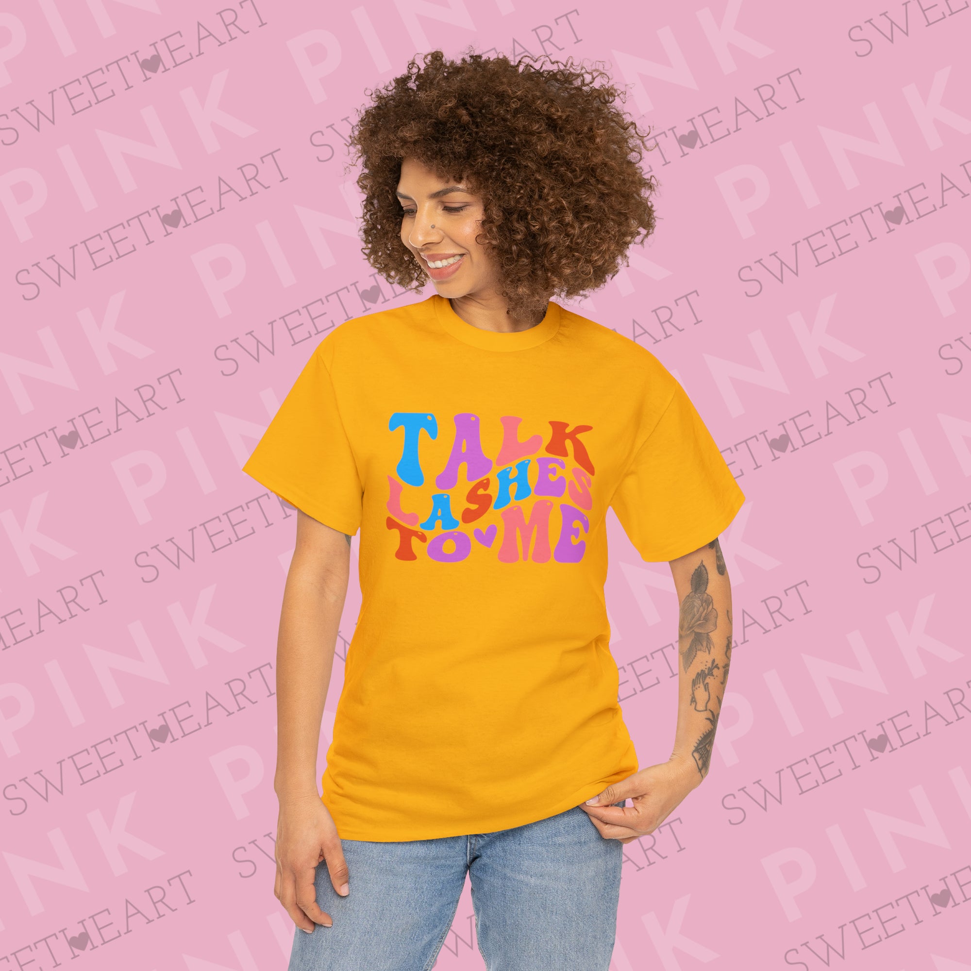 Talk Lashes to Me Cotton Tee