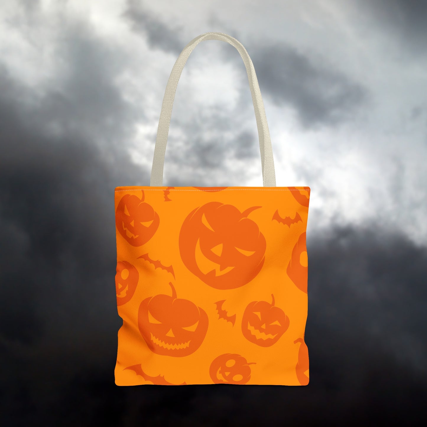 Orange Halloween Tote Bag