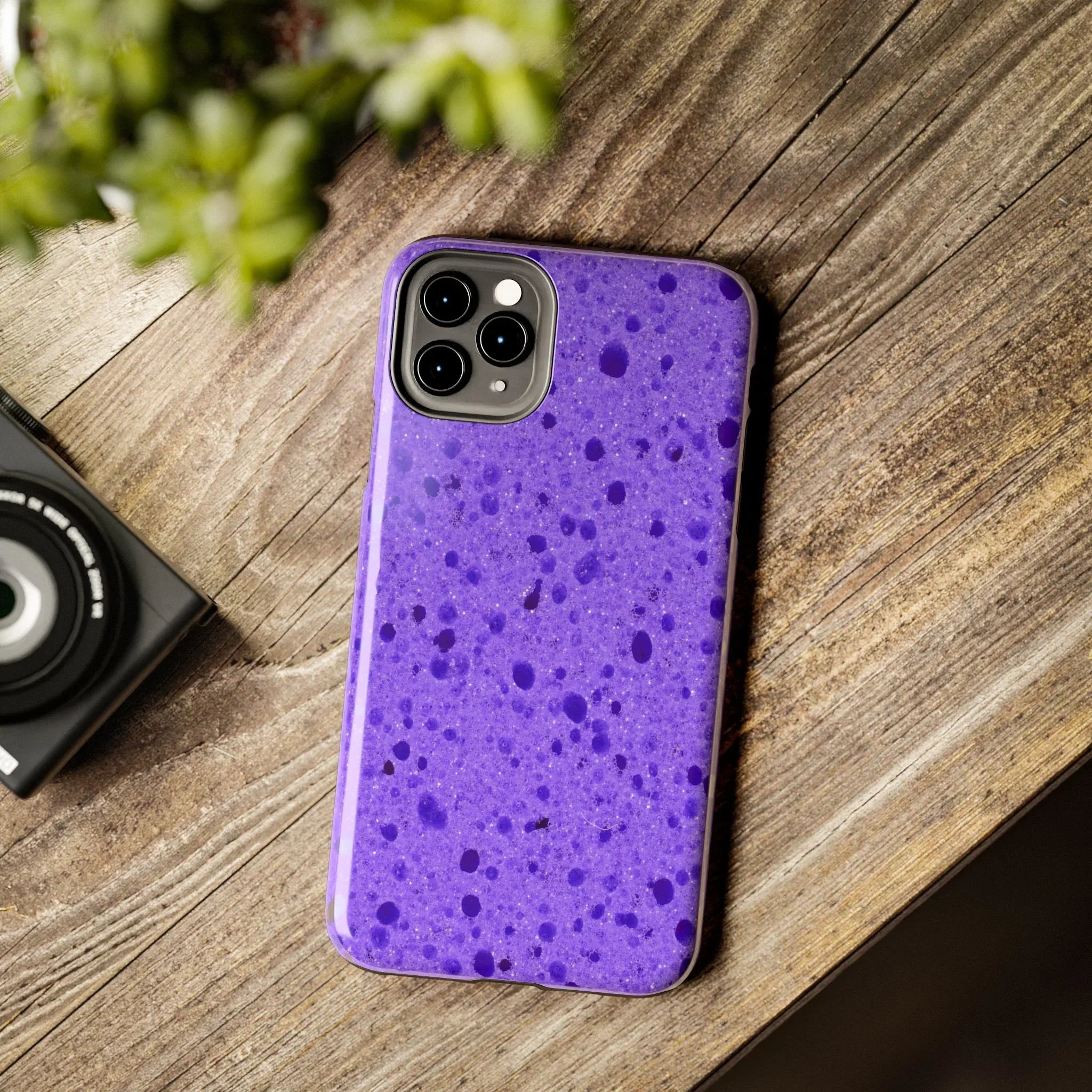 Purple Sponge Phone Case (Apple & Android) - Pink Sweetheart