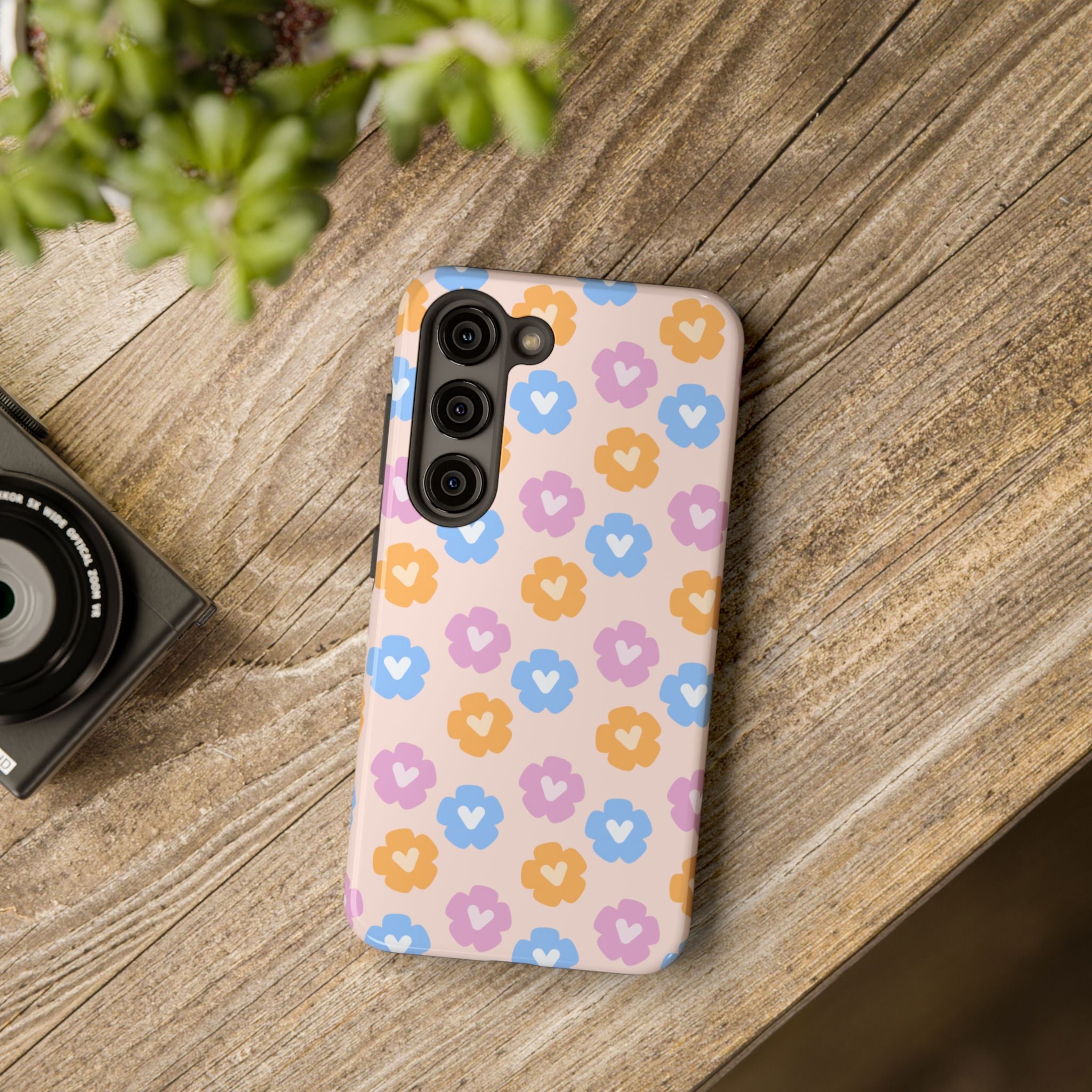 Lovely Pastel Flowers Phone (Apple & Android)
