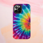 Groovy Tie Dye Phone Case (Apple & Android) - Pink Sweetheart