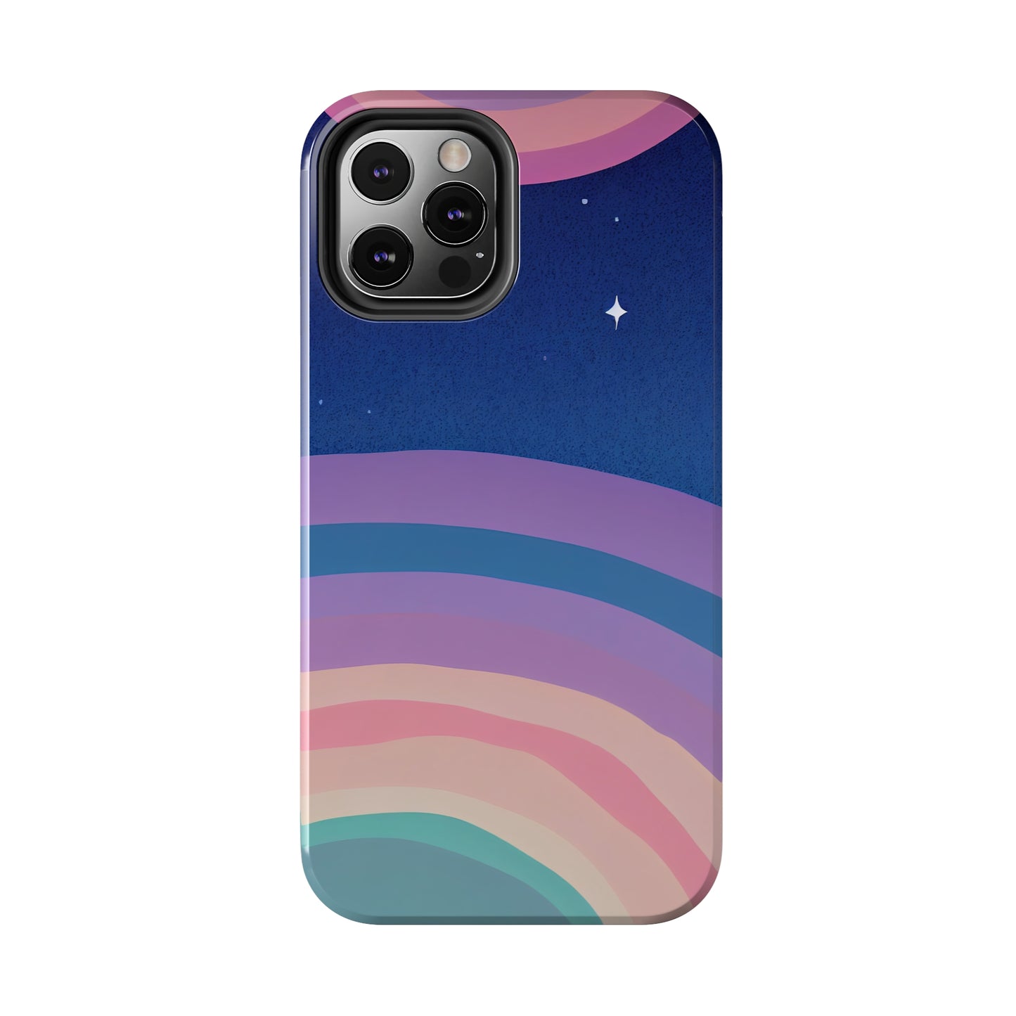 Midnight Rainbows Phone Case