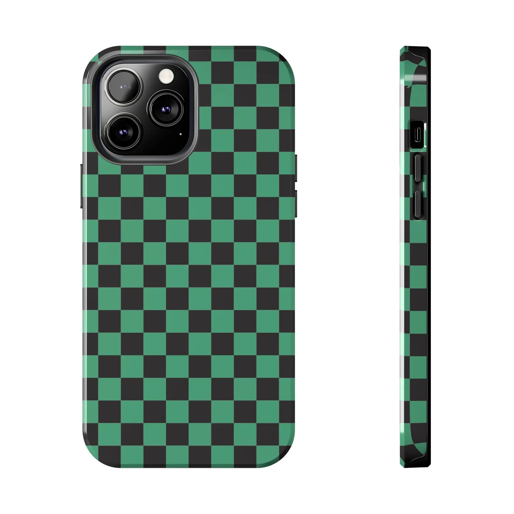 Checkered Kimono Tough Phone Case (Apple & Android) - Pink Sweetheart