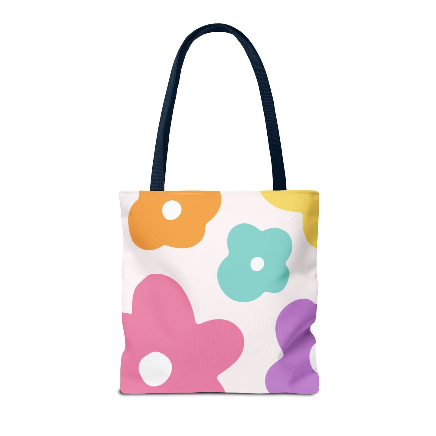 Retro Floral Tote Bag