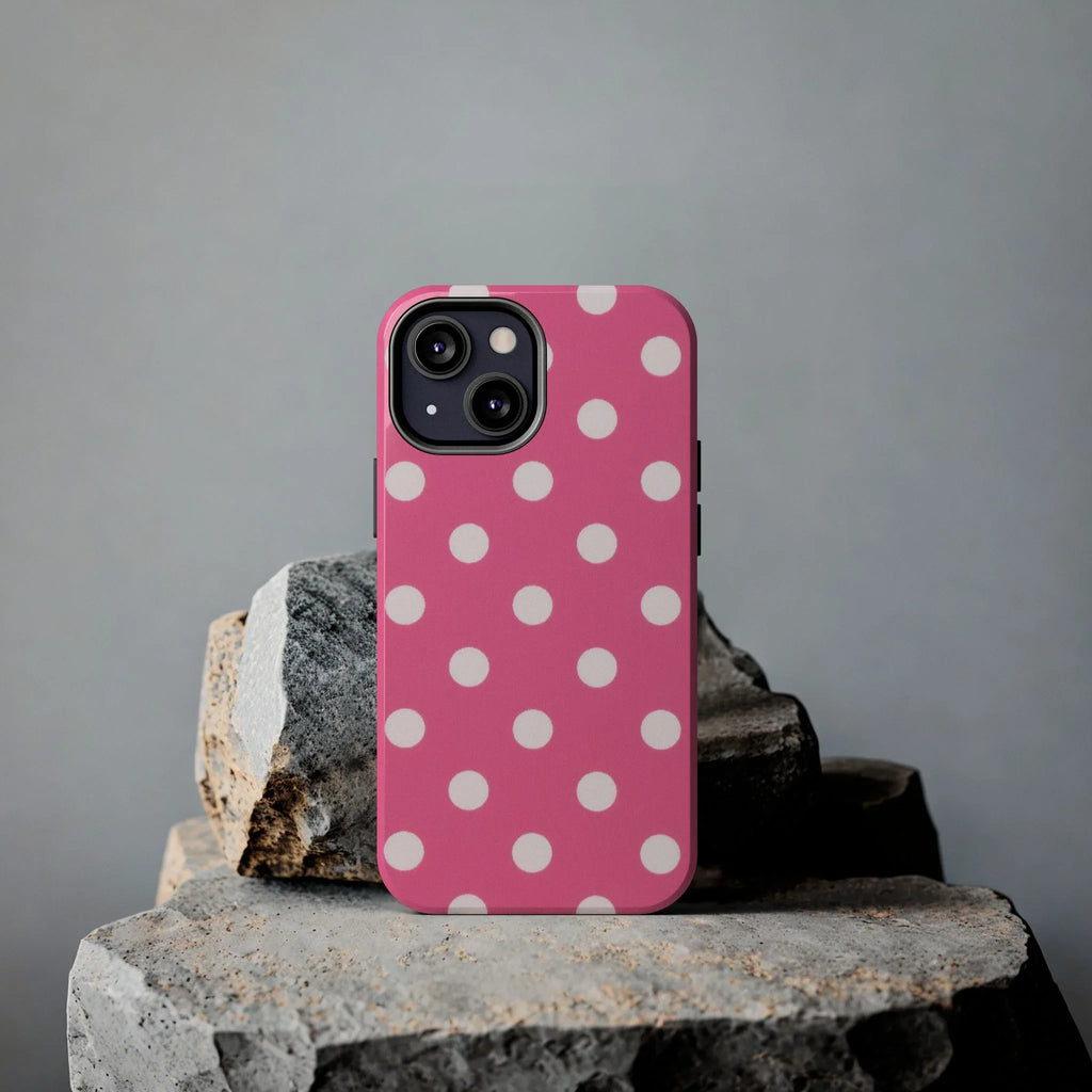 Pink Polka Dot Phone Case (Apple & Android) - Pink Sweetheart