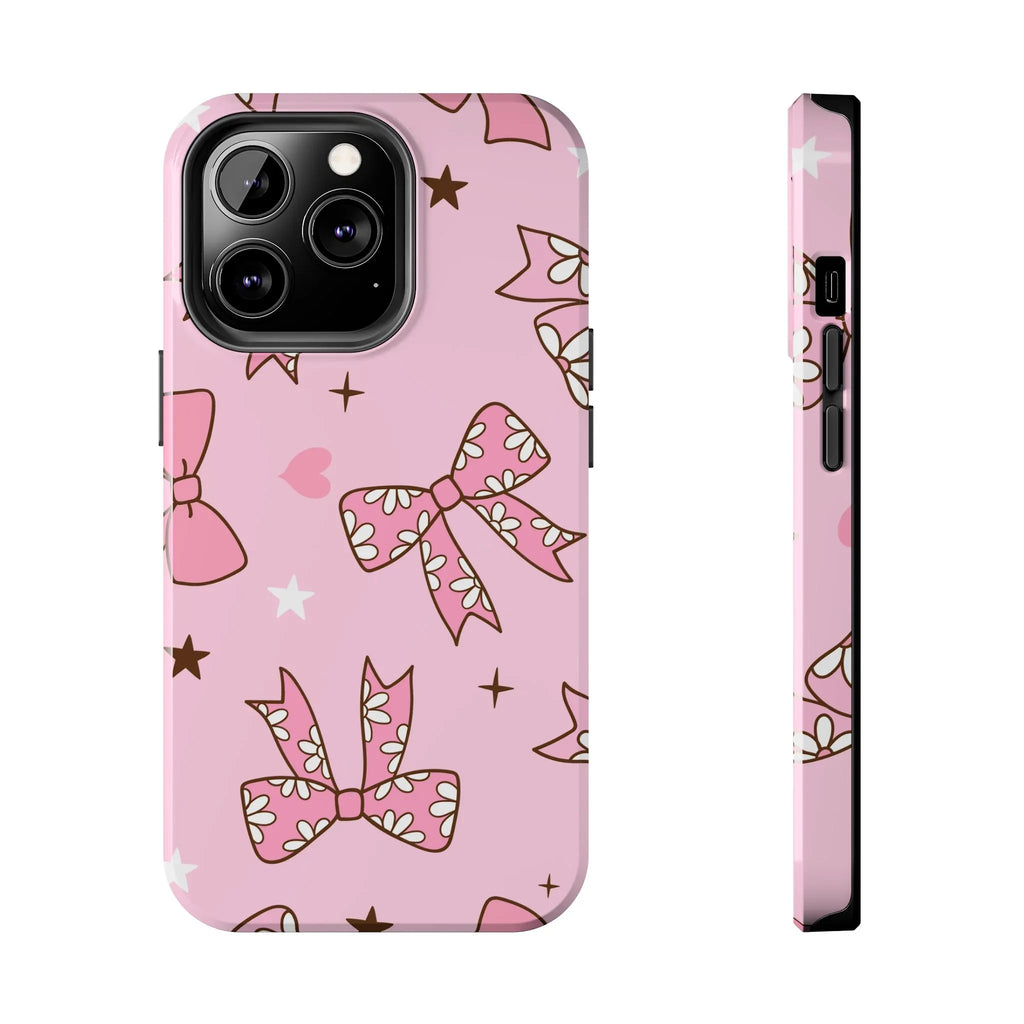 Pretty Pink Bows Phone Case (Apple & Android) - Pink Sweetheart