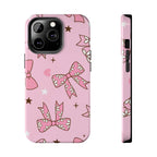 Pretty Pink Bows Phone Case (Apple & Android) - Pink Sweetheart