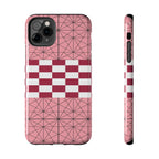 Geometric Kimono Tough Phone Case (Apple & Android) - Pink Sweetheart