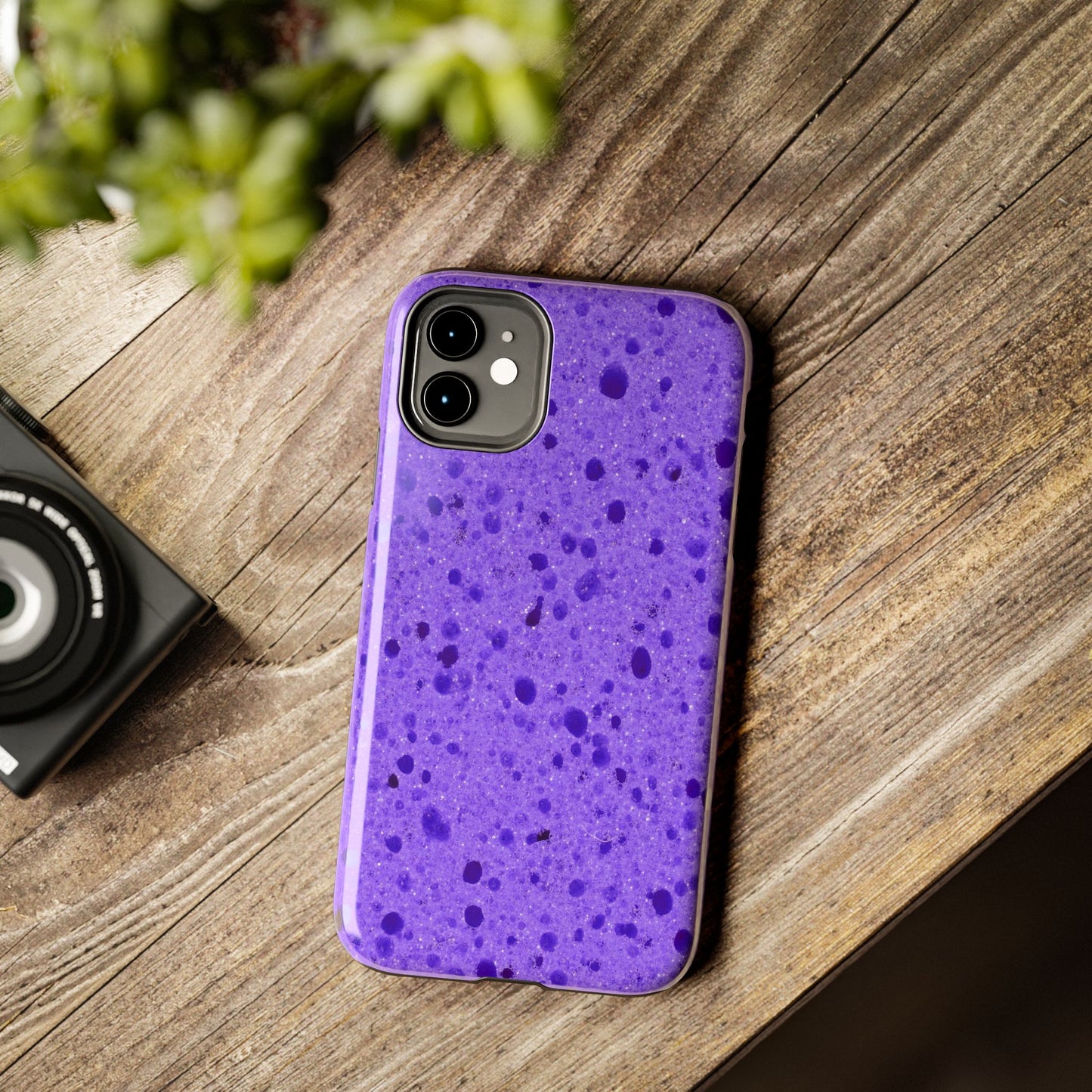 Purple Sponge Phone Case