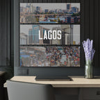 Lagos Skyline Acrylic Prints (Triptych)