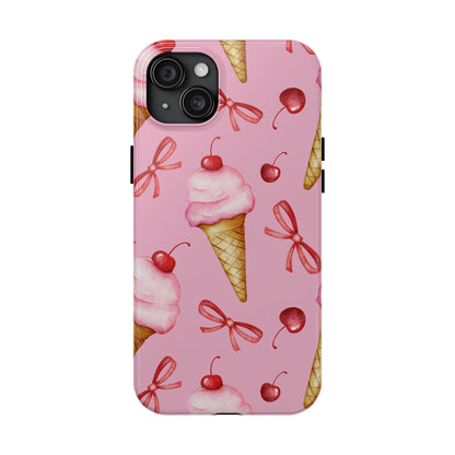 Cherry on Top Ice Cream Phone Case