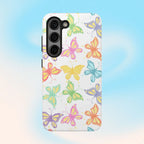 Busy Butterflies Phone Case (Apple & Android) - Pink Sweetheart