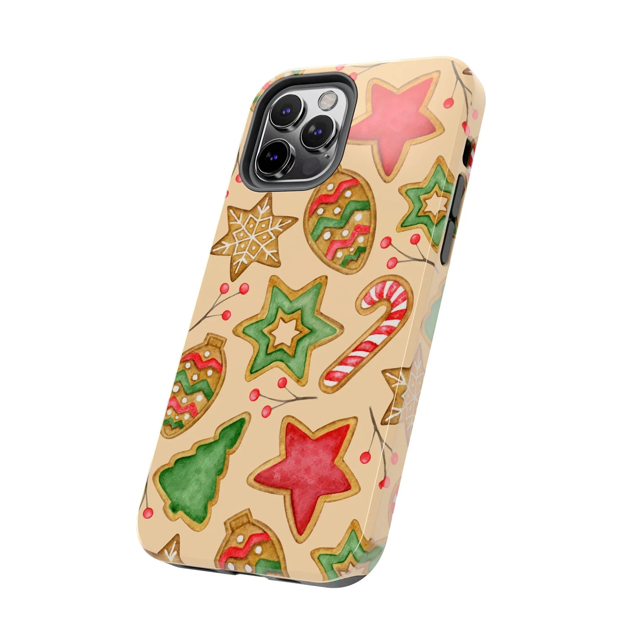 Xmas Holiday Cheer Phone Case (Apple & Android) - Pink Sweetheart