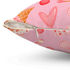 Big Gingerbread House Square Pillow