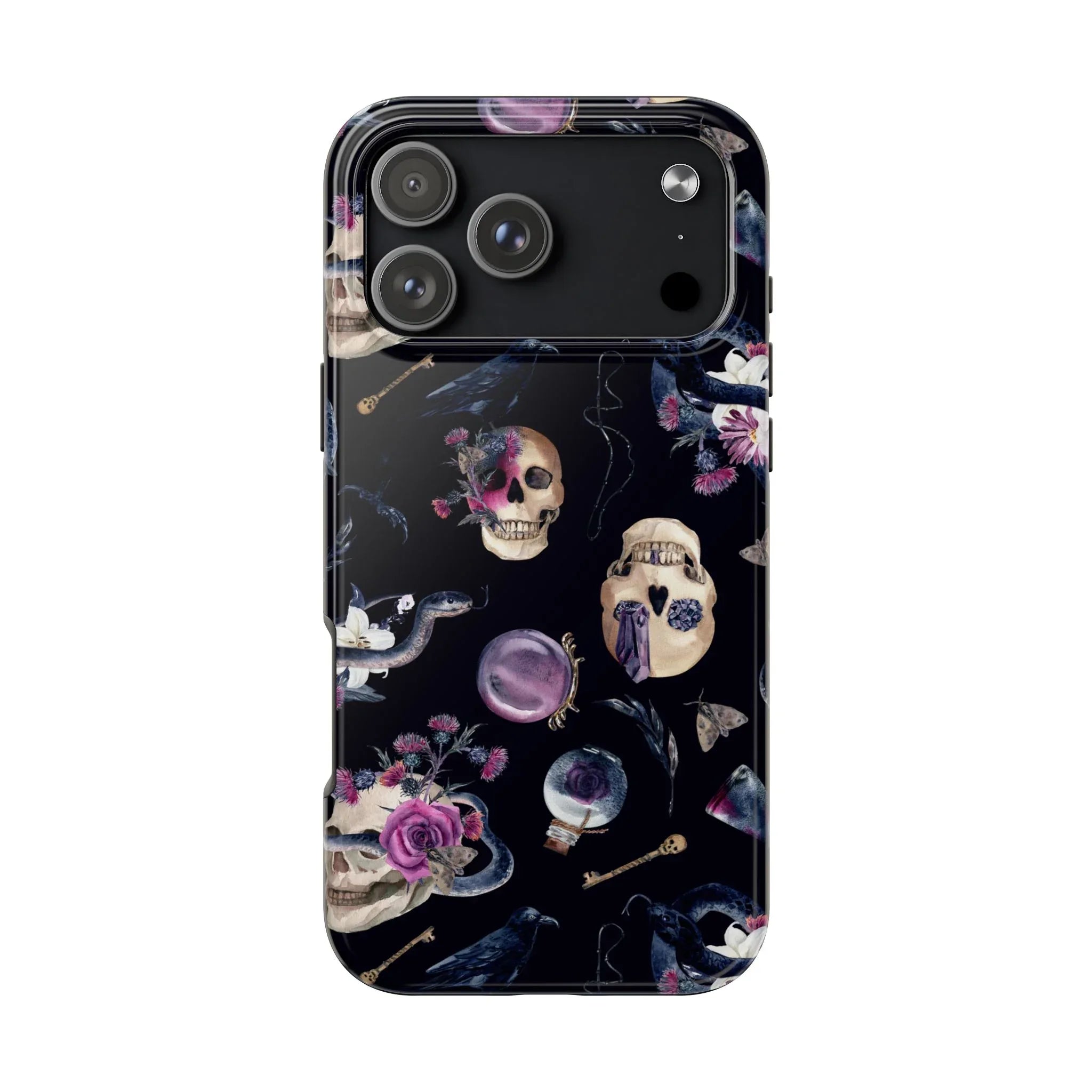 Gothic Witch Spells Phone Case (Apple & Android) - Pink Sweetheart