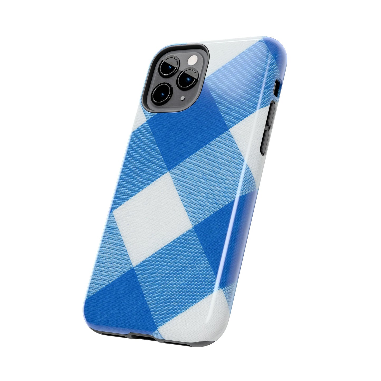 Classic Blue Gingham Phone Case