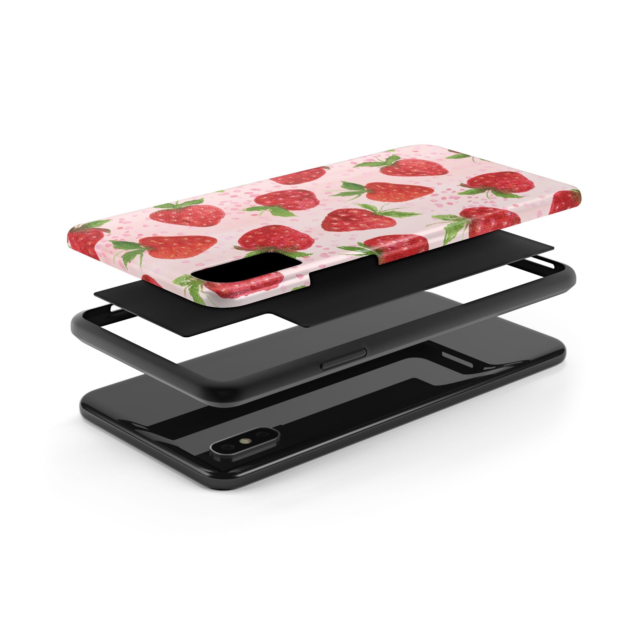 Cute Strawberries Phone Case (Apple & Android)