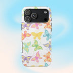 Busy Butterflies Phone Case (Apple & Android) - Pink Sweetheart