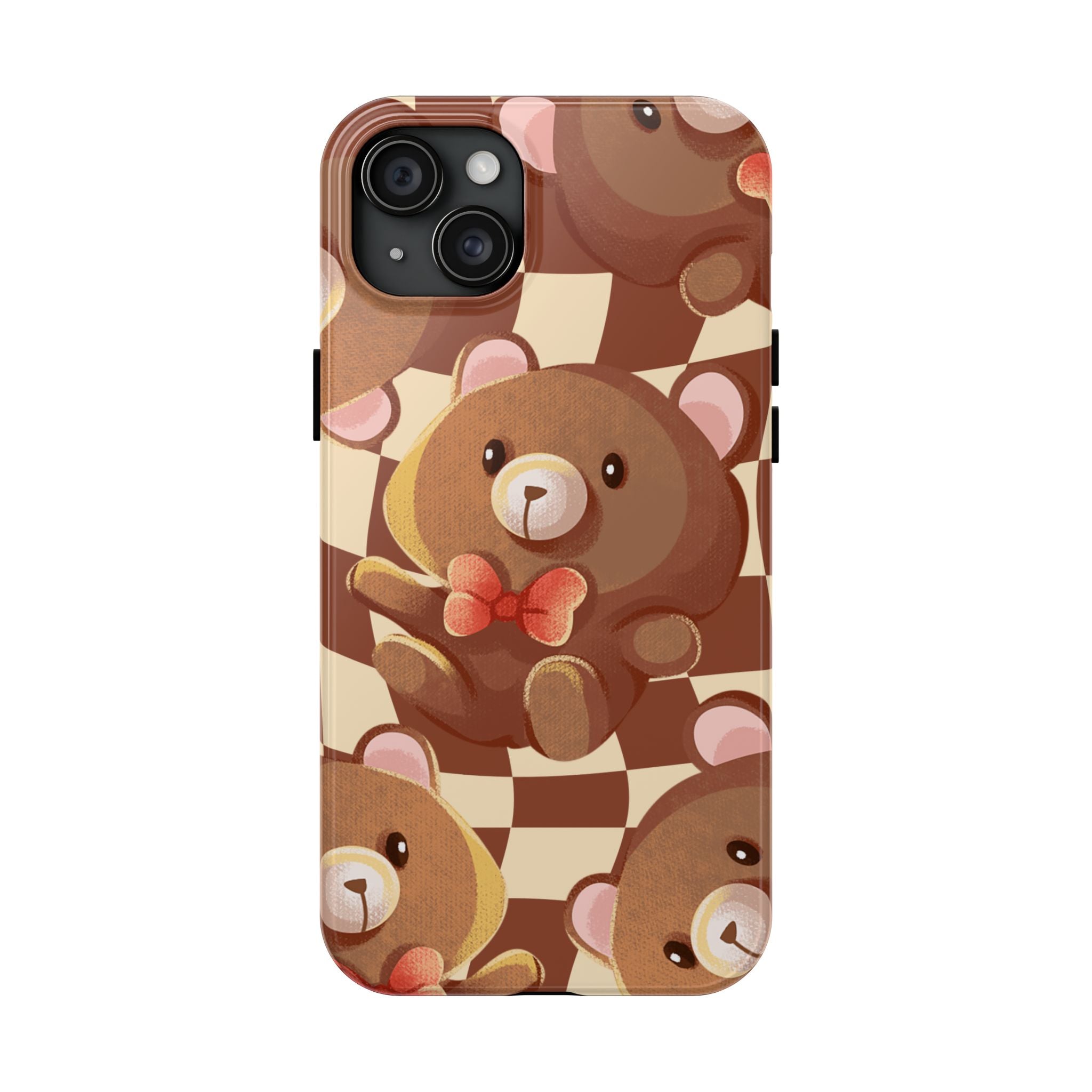 Retro Brown Bear Phone Case (Apple & Android)