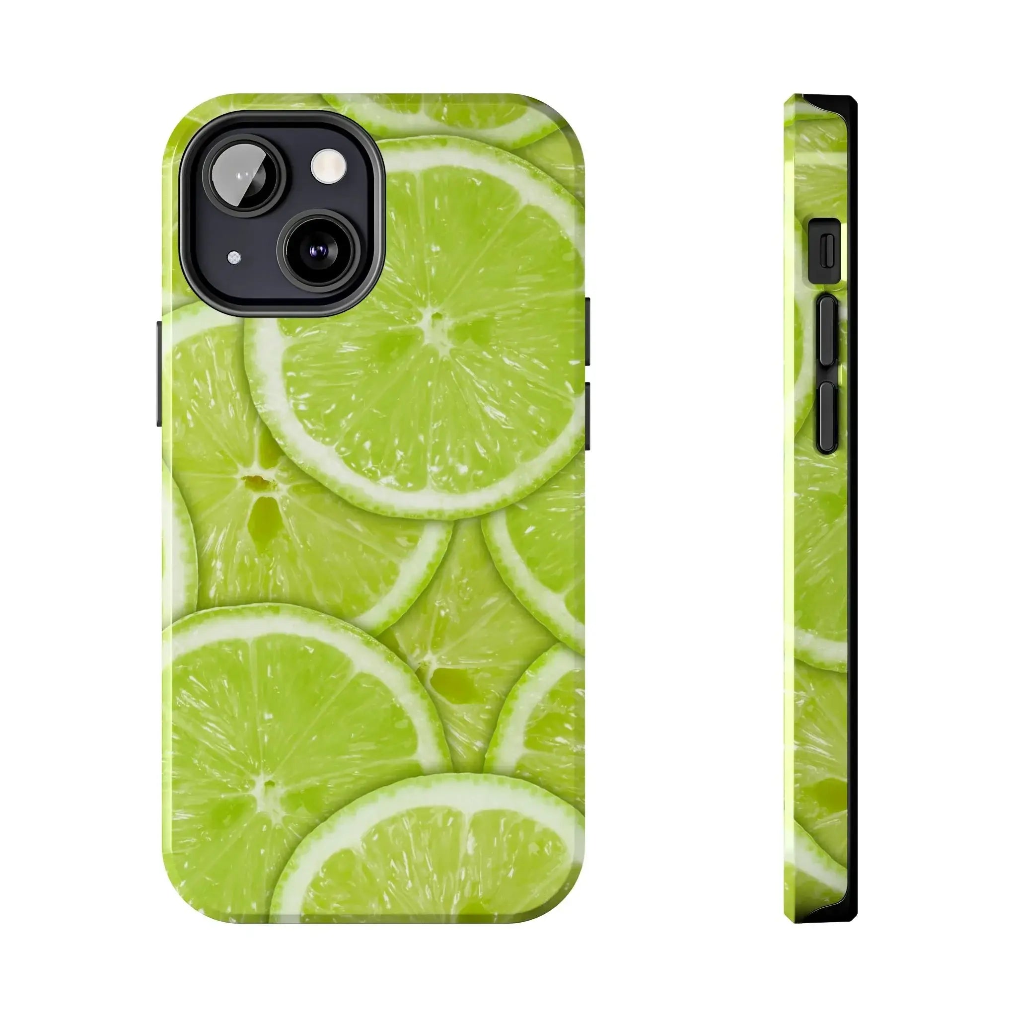 Green Citrus Lime Phone Case (Apple & Android) - Pink Sweetheart