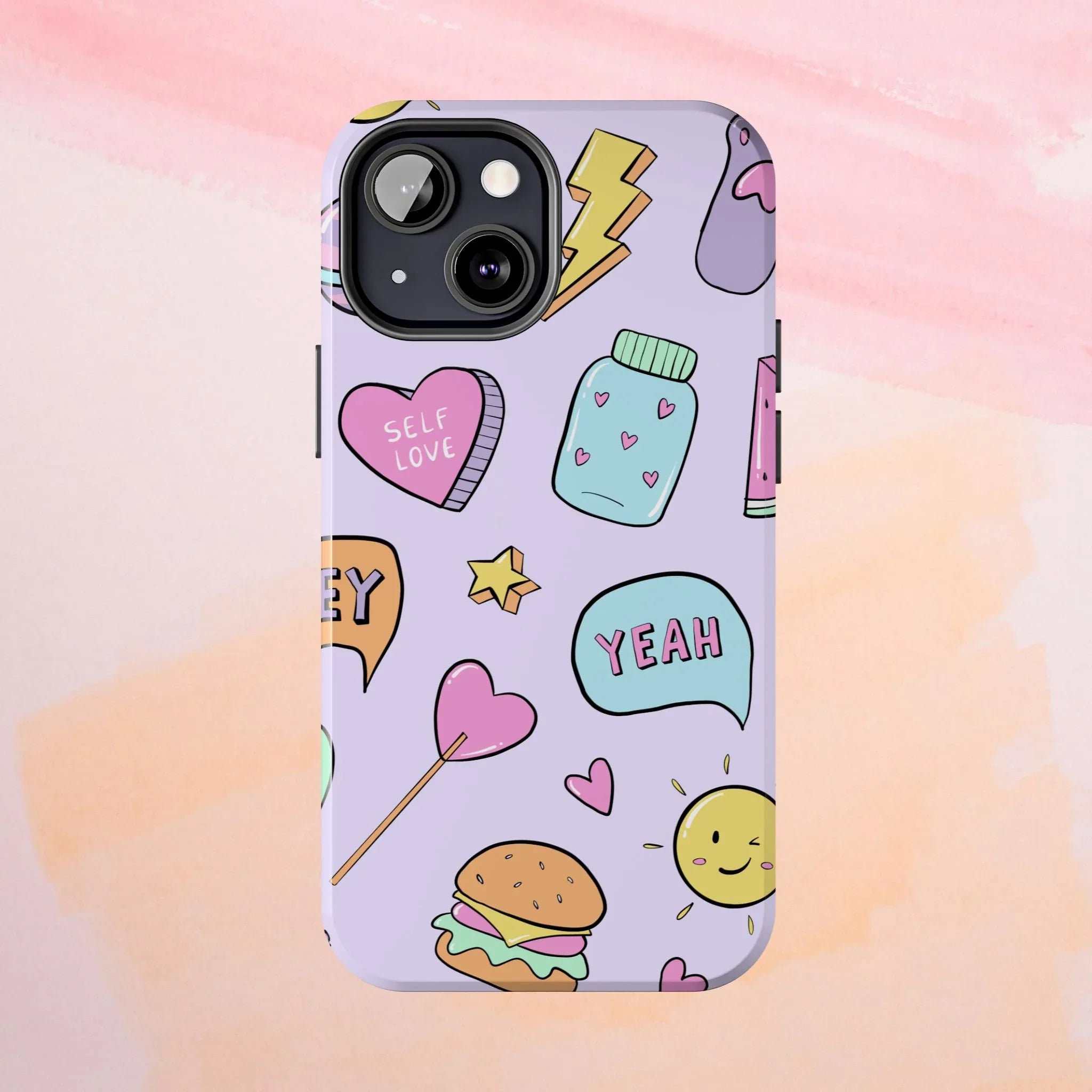 Kawaii Cute Collection Phone Case (Apple & Android) - Pink Sweetheart
