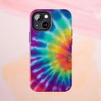 Groovy Tie Dye Phone Case (Apple & Android) - Pink Sweetheart