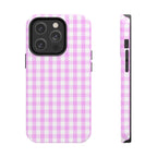 Pink Gingham Phone Case (Apple & Android) - Pink Sweetheart