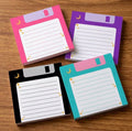 Retro Floppy Disc Notepad Set