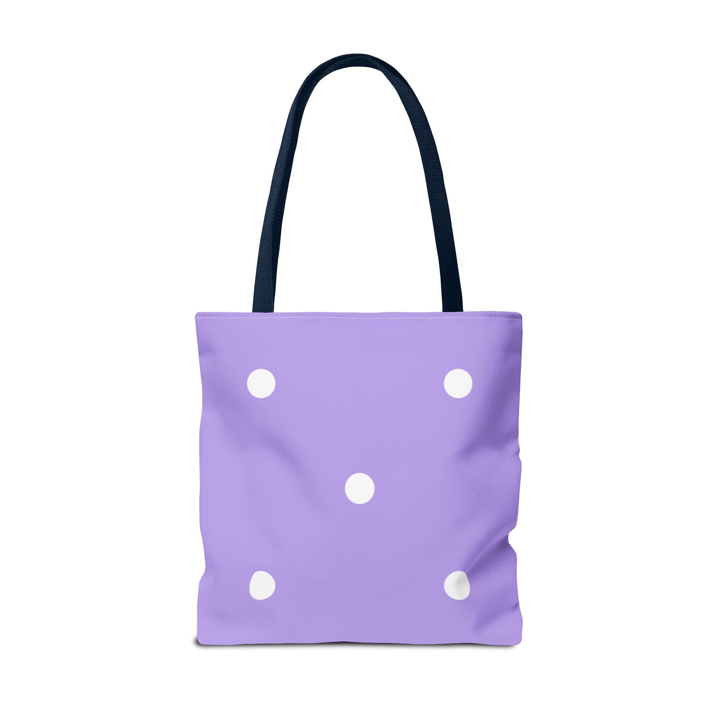 Pastel Purple Polka Dot Tote Bag