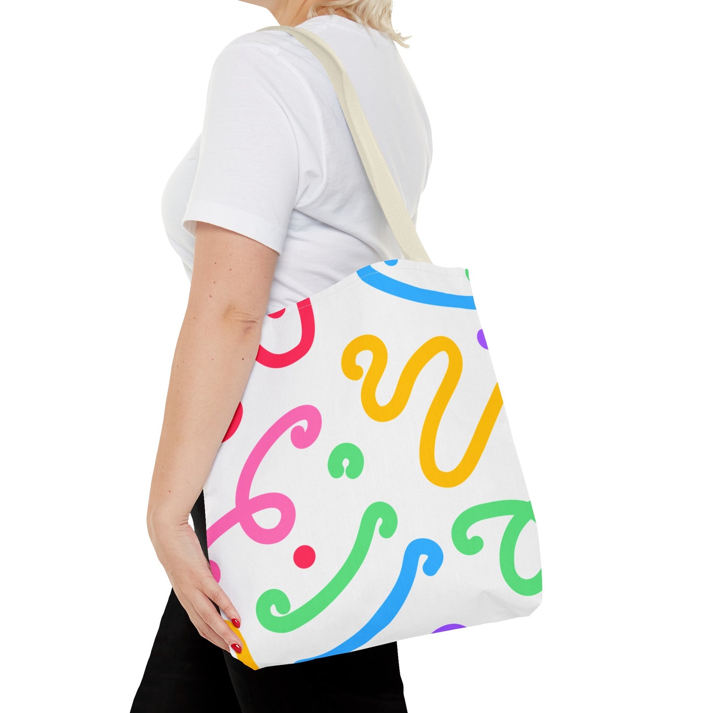 Colorful Doodles Tote Bag