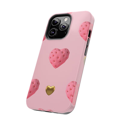 Heart of Gold Pink Phone Case