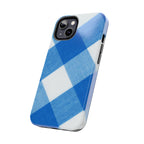 Classic Blue Gingham Phone Case (Apple & Android)
