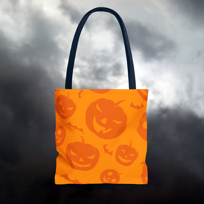 Orange Halloween Tote Bag